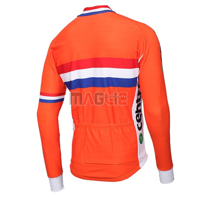 Maglia Paesi Bassi Manica Lunga 2017 Arancione